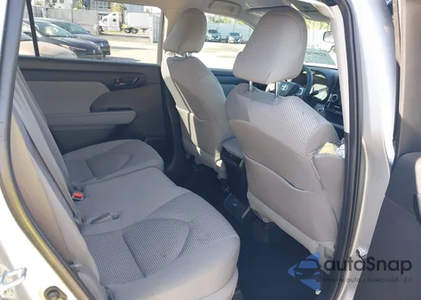 2024 Toyota Highlander Le z USA, uszkodzony, nr VIN 5TDKDRAH5RS528391